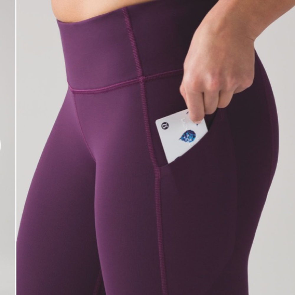 Lululemon mid rise running leggings